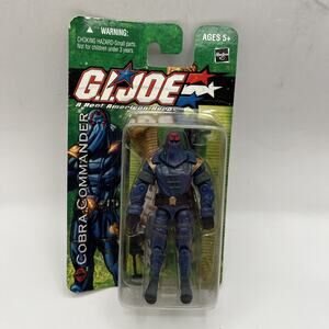 NEW Vintage GI Joe Cobra Commander ARAH 2003 Action Figure Toy Hasbro Military